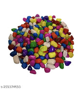 Multicolor PU Pebbles (5KG), versatile for plants pots, fish tanks, table decor, vases, home decor - Indian origin