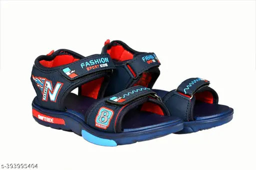 Synthetic kids daily wear sandals, printed net design for lightweight comfort. Ideal for boys aged 2.5-4.5 years. Made in India