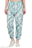 Printed crepe pyjama for women, chic and comfortable loungewear from India