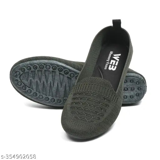 Fashionable Mesh Loafers (Combo 2) - Comfortable ethnic bellies for women & girls. Skin-friendly, lightweight, and durable slippers, ideal for diabetic & orthopedic use