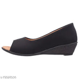 Synthetic bellies: Footshez women's & girls wedge heels, stylish comfort for modern outfits