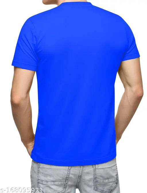 OZIO men's red printed cotton slim-fit half sleeve round neck t-shirt, S-2XL - vibrant fashion essential