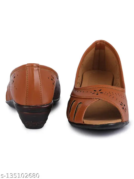 Synthetic Flucki Women's Bellies sandals - Stylish, slip-on wedges for comfort and breathability, available in various sizes (IND-3 to IND-9) and designs. Indian origin
