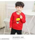 Cotton blend printed girls sweatshirt pack of 2, cozy and stylish fleece for young trendsetters