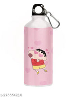 DC Brand Aluminum Shinchan Sipper Bottle (750 ml), stylish kids' cartoon printed travel bottle with glossy finish