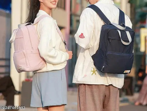 Green/Black polyester foldable travel backpack with water-resistant nylon fabric, big capacity, and adjustable shoulder strap for men and women