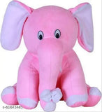 Stylish plush elephant, Pikachu, unicorn, swan set - 4 soft toys (Fabric Net) for kids decoration, 30 cm