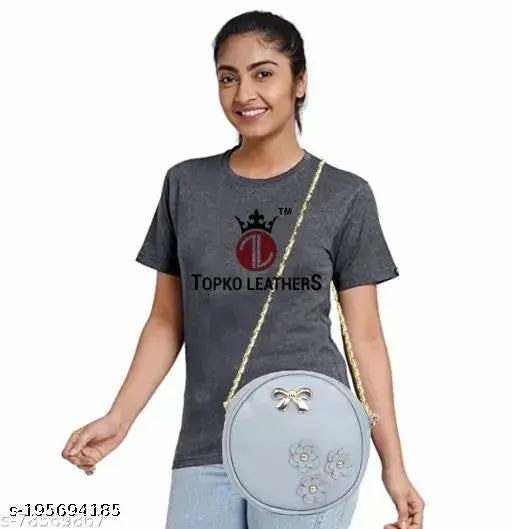 PU leather, classic side sling handbag for women and girls, solid net pattern, elegant accessory from India