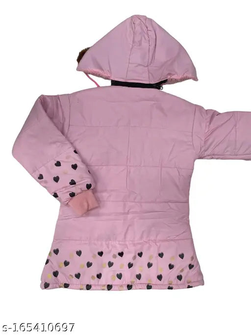 Wool printed unisex hoodie, long sleeves for kids aged 2-3 years. Made in India