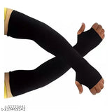 Cotton baseball cap and slim gloves set, solid color for men & women, athletic fashion accessory