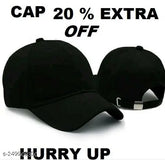 Solid cotton baseball cap, trending style for kids and adults, adjustable sportswear from India