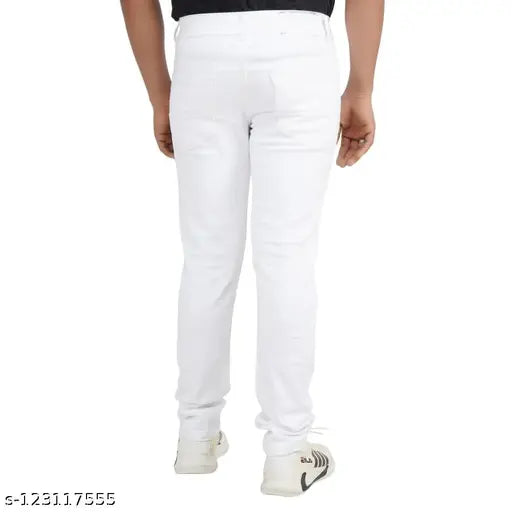 Denim jeans for men, solid indigo Heaven Creation denim (28/30/32), Made in India