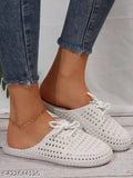 White EVA woven casual sandal, lightweight and comfortable for summer parties or casual outings