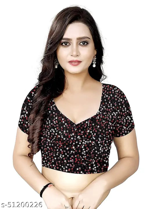 Green Lycra sequence ruffle saree and unstitched blouse piece, Indian wedding and festive occasion wear