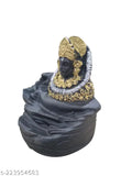 Poly resin Indian-made Khushi Enterprises KHATU SHYAM JI Smoke Backflow Idol with free 10 cones, traditional spiritual decor for special occasions