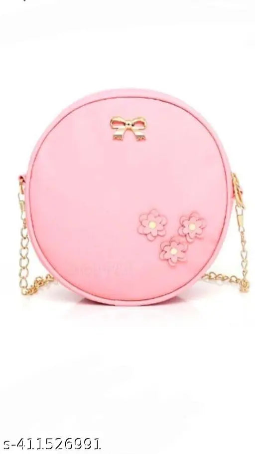 PU sling bag, trendy fashion accessory for women & girls, self-design pattern, free size