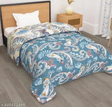 Cotton blend, reversible Jaipur single bed comforter for beautiful rooms, soft and lightweight, digital printed