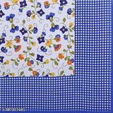 Comfortable cotton double printed bedsheet & pillow covers - 100in x 90in (bedsheet) and 17in x 27in (pillow cover), Indian-made print design bedlinen set