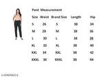 Cotton blend Pyore trouser pant for women - solid color, elastic side pocket, comfortable daily wear