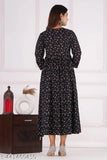 Rayon printed Anarkali kurti with Chikankari work, sleeveless and three-quarter sleeves, women's ethnic wear for weddings