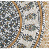 Cotton Jaipuri-style aroma single bedsheet (180 thread count), ideal for summer use by adults, originating from India