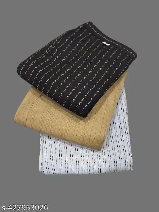 Cotton printed pants combo for women: 3-pack with M, L, XL, XXL sizes, India origin