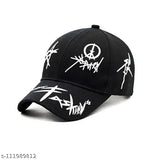 Cotton unisex printed baseball cap, vibrant design from India