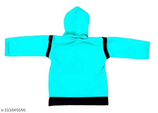 Wool newborn hoodie & pyjama set in cold weather prints - 0-18M, India origin