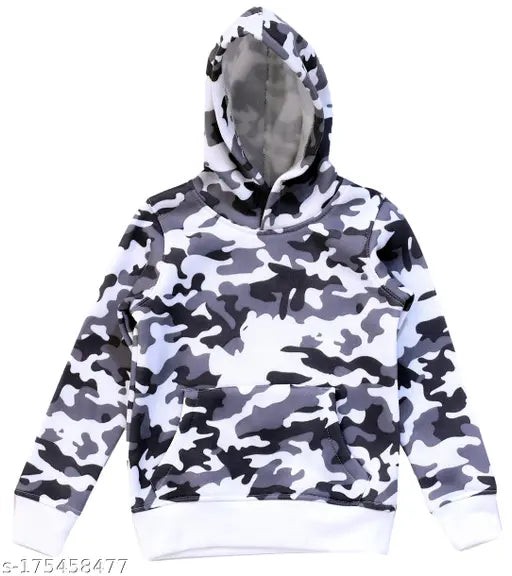 Comfy wool sweatshirt for boys aged 2-3 years, printed with intricate net pattern. Made in India