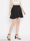 Purple polyester A-line mini skirt for women, solid net design from India. Available in sizes 26, 28, 30, 32, and 34