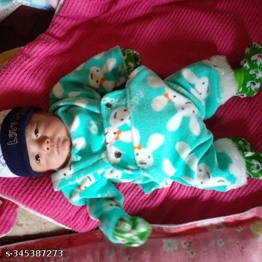 Winter fashion wool sweaters, solid pattern, 2-piece set for babies, 0-3 months