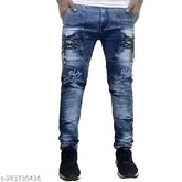 Cotton blend solid colored denim jeans for active everyday life - comfortable pockets, perfect casual wear (size 28/30/32/34), made in India