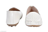 Cream synthetic Saanvishubh belie for girls & women, slip-on style for casual or special occasions