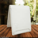 Sisa Stylish Trending PU Leather Wallet (Faux Leather, 2 compartments, Solid pattern, Free Size: 11x10cm). Ideal men's and unisex wallet for daily use