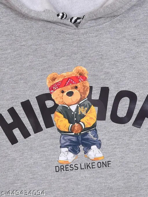 Cotton blend printed kids sweatshirts, vibrant design for 9-10 year olds. India origin