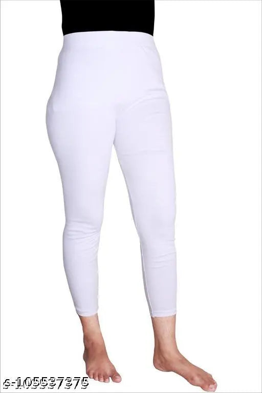 Trendy cotton blend ankle-fit jegging for women, solid net, stylish fit for sizes 26-36