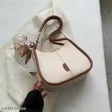 PU sling bag, latest trend for girls, free size with removable ribbon, India-made fashion accessory