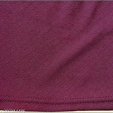 Maroon solid pencil skirt by PRIME LOVE, women's polyester, size 26/28/30/XS/S/M/L/XL, made in India