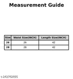 Designer denim jeans for men - classic fit, placement print, size 26/28 inches (India)