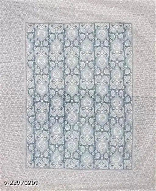Cotton Alexa floral bedsheets, superfine quality flat sheets for adult summer use, 2 pillow covers included, made in India