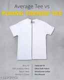 Men's cotton short sleeves printed T-shirt, trendy design, size M (chest: 40 in), made in India