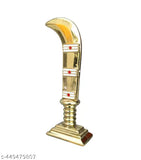 Religious car dashboard show piece, Ayyanar Pathinettam Padi Karupasamy Karuppan Muneshwarar Aruva shape (10cms), handcrafted Indian art for pooja room or study table