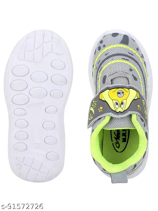 NEOBABY mesh casual shoes for kids, vibrant solid colors, velcro fastening, ideal for parties, sports, daily wear