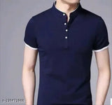 Men's short-sleeved cotton solid party shirt, perfect for special occasions. Made in India