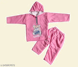 Wool new born baby sweater set with long sleeves, solid pattern. Perfect winter attire for your little one. Includes top & bottom. Vibrant colors in soft material