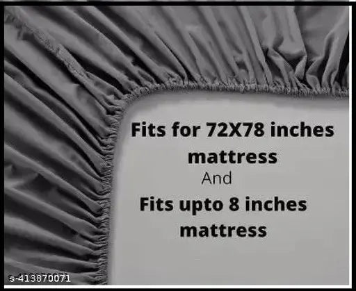 Black cotton floral fitted bedsheets with king size pillow covers, superfine quality for summer use