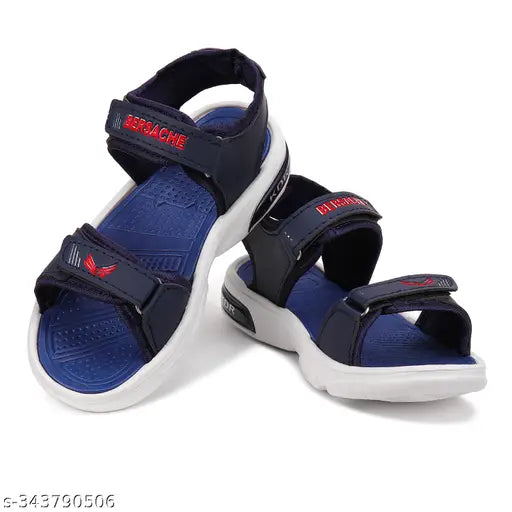 Lightweight canvas boys' sports shoes with PVC sole, striped net pattern, and lace-up fastening - ideal for running, gym training, trekking, hiking, and casual wear. Indian brand Bersache ensures comfort and style for all occasions