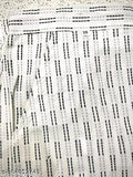 Black cotton printed net 3D design women's pants pack of two, India origin