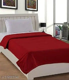 Soft, single bed-sized plain polar fleece blanket - lightweight, super soft, and suitable for all seasons