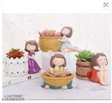 Attractive resin couple & human figurine garden showpieces set of 4, Indian-made decor for outdoor landscaping